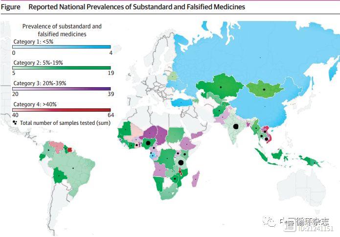 JAMA子刊刊发全球假药劣药地图，中国还算不错
