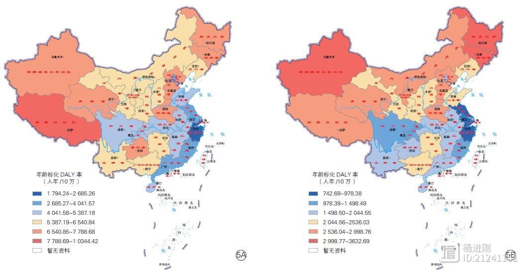 中国心血管病地图：黑龙江和吉林缺血性心脏病和中风的疾病负担最高